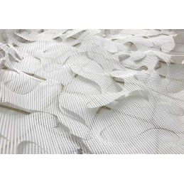 Red sombra  BLMD PVC micro perforado blanca marco acero