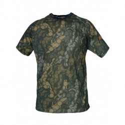 Camiseta técnica camuflaje poligonos "tundra" 495 caza