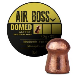 BALINES AIR BOSS COPPER DOMED 6,35MM