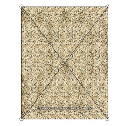 REDES DE DOBLE SOMBRA CON CABLEADO DE ACERO  3X3M,