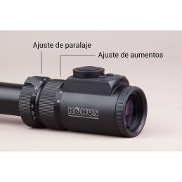 VISOR KONUS EL30 6-24X50 - PARALAX - 10 RETÍCULAS k7331