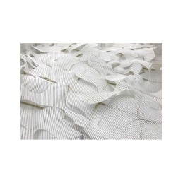 Red sombra  BLMD PVC micro perforado blanca marco acero