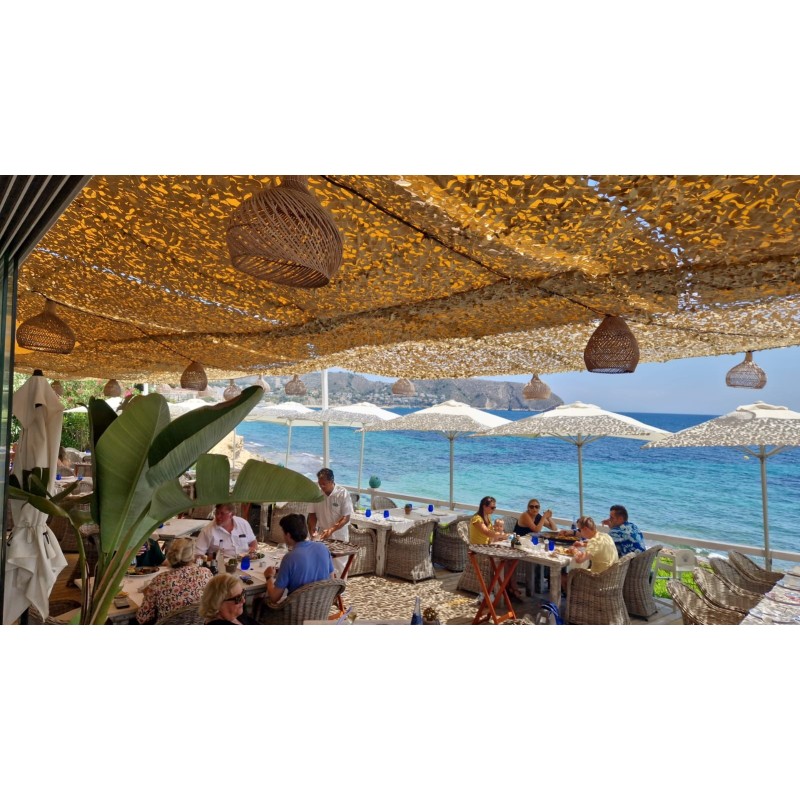 Red camuflaje sombra 75-80% de Vinilo-PVC decorativa