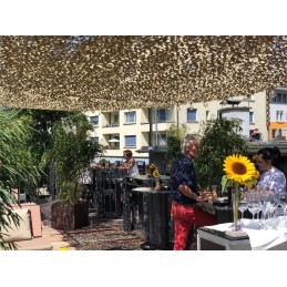 Red mayor grado de  sombreo cover PVC 7x6 m