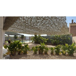 Red camuflaje sombra 75-80% de Vinilo-PVC  decorativa