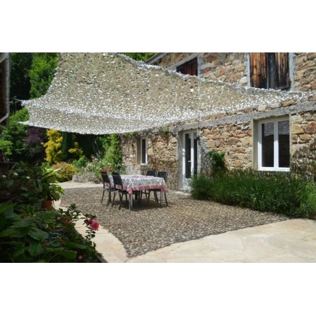 Red camuflaje sombra 75-80% de Vinilo-PVC  decorativa